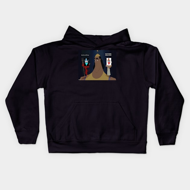 Ankle or Doovil Kids Hoodie by Quartknee